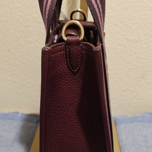 Coach Smith Mini Tote In Wine - Picture 6 of 10